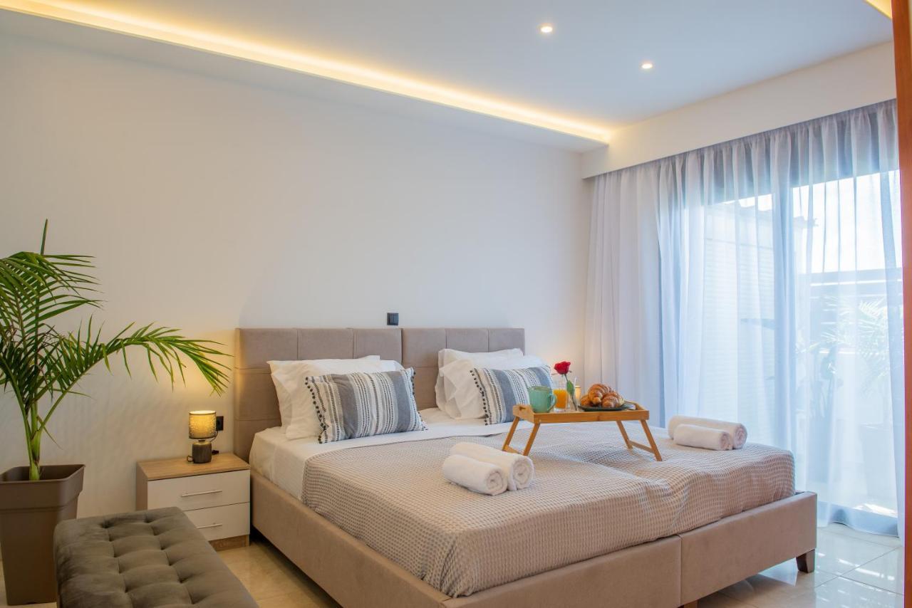 Odyssea Top View & Hot Jacuzzi Front Beach Kremastí Dış mekan fotoğraf