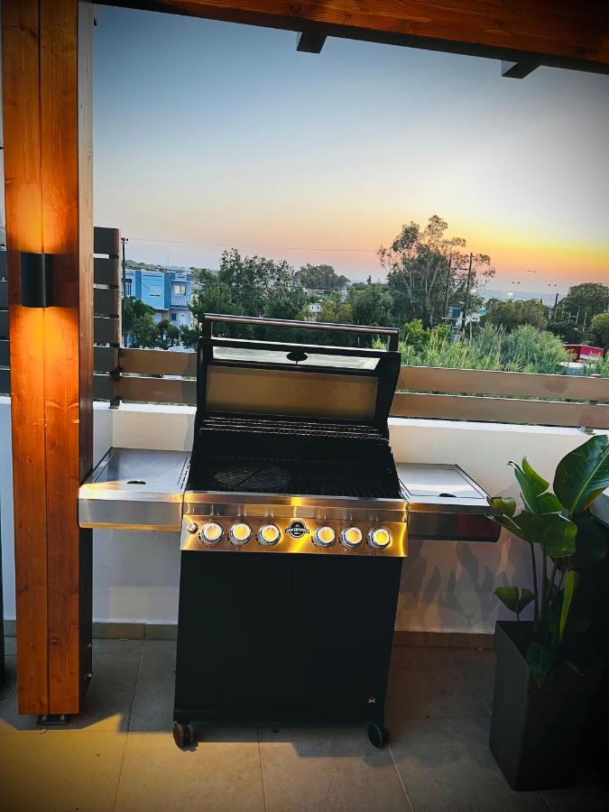Odyssea Top View & Hot Jacuzzi Front Beach Kremastí Dış mekan fotoğraf
