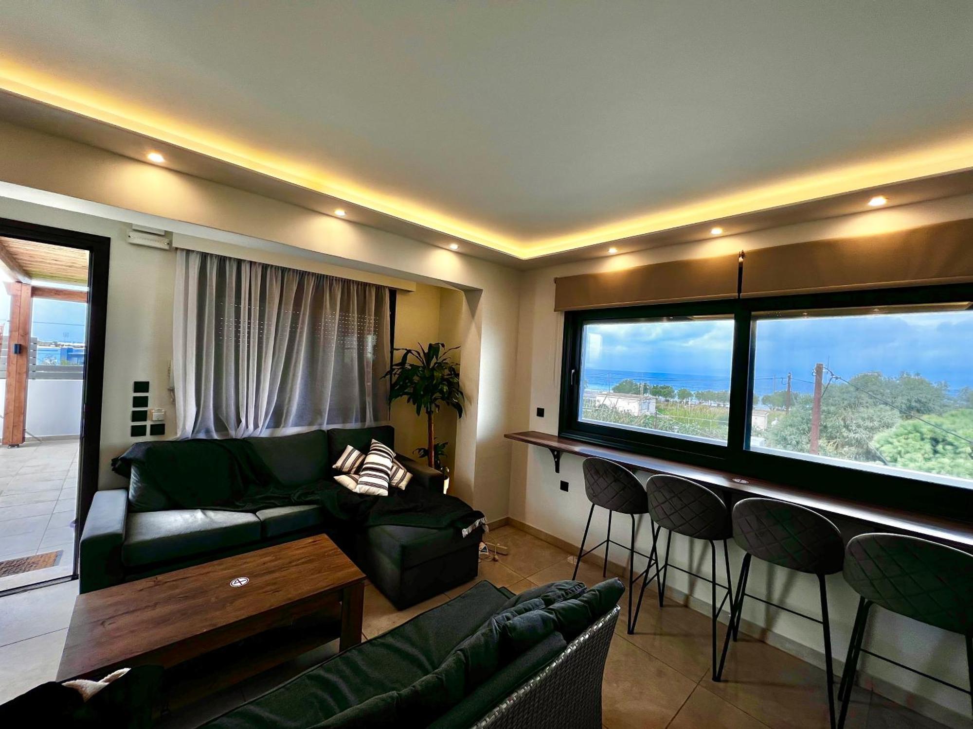 Odyssea Top View & Hot Jacuzzi Front Beach Kremastí Dış mekan fotoğraf